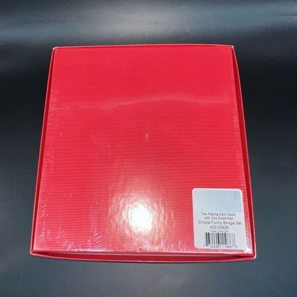 Bridge Is A Contract Sport Gift Set 2 Deck Cards Score Pads Comics Game Playing - Picture 5 of 8